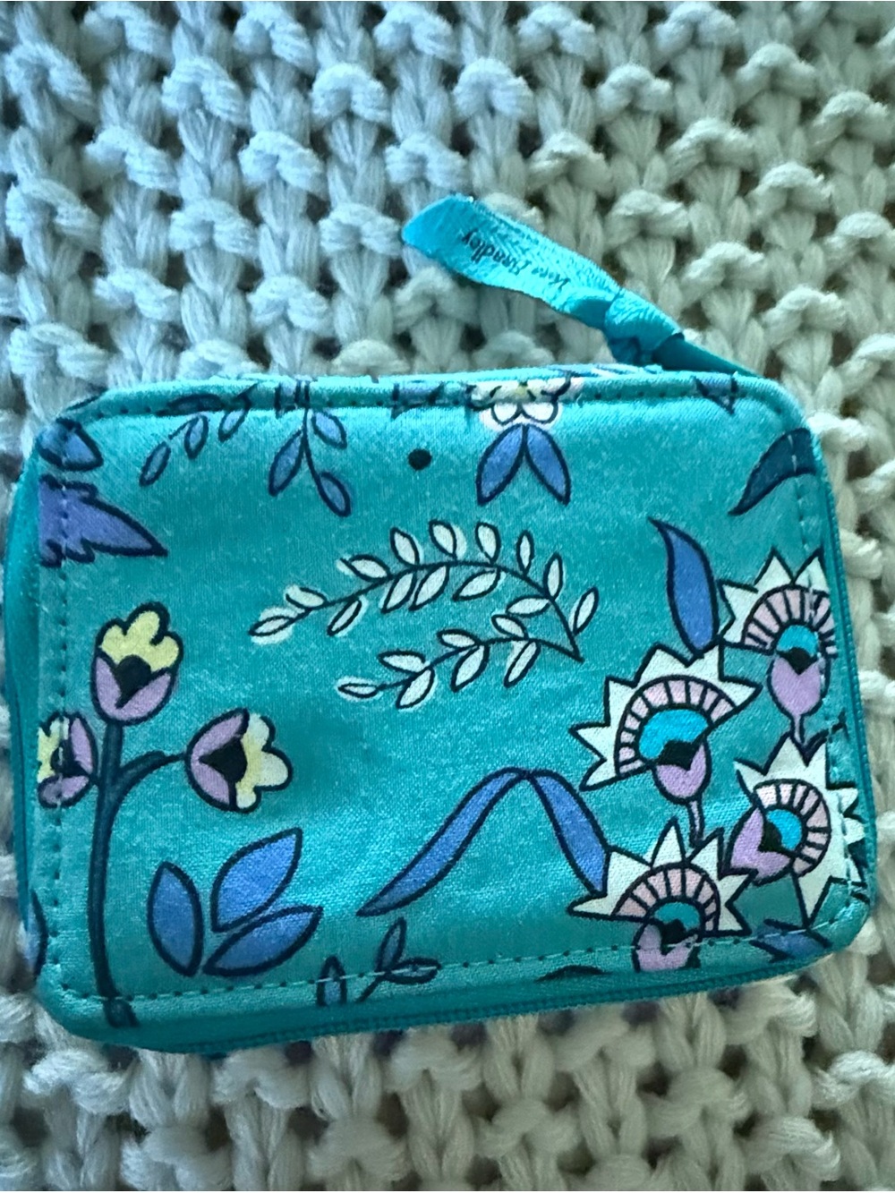 Vera Bradley pill organizerTurquoise Floral